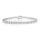 Lab Diamond Tennis Bracelets, 14k white gold - URBAETIS Fine Jewelry
