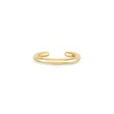 Thin Gold Ear Cuff, 14k yellow gold - URBAETIS Fine Jewelry