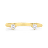 Open Diamond Ring, 14k yellow gold- URBAETIS Fine Jewelry