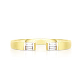 Open Baguette Ring, 14K Yellow Gold-URBAETIS Fine Jewelry