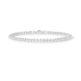 Petite Diamond Tennis Bracelet, 14k white gold - URBAETIS Fine Jewelry