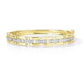 Deco Link Diamond Bangle