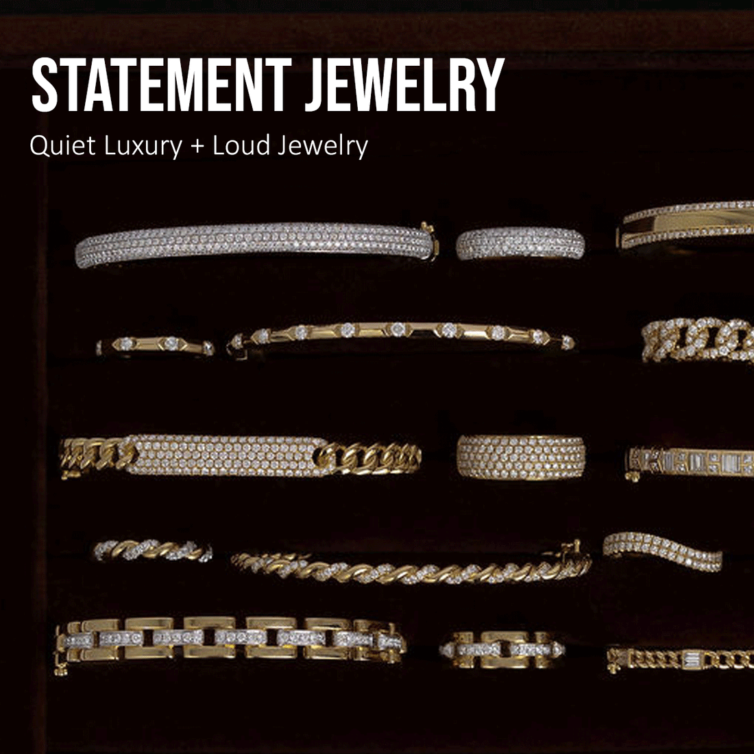 The Statement Jewelry Edit: Gold & Diamond Pieces That Talk First