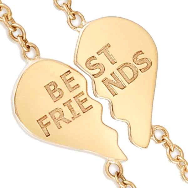 One for me and one for you. Meet the 90's Inspired BFF Jewelry Collection - The New Way to Show Bestie Love