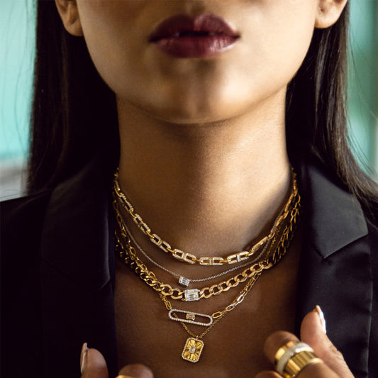 Layer Like an Influencer - The Baguette Diamond Edition