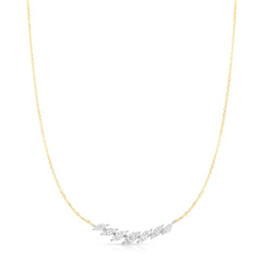 Domino Marquise Illusion Diamond Necklace