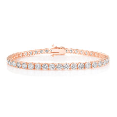 Lab Diamond Tennis Bracelets, 14k rose gold - URBAETIS Fine Jewelry