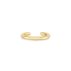 Thin Gold Ear Cuff, 14k yellow gold - URBAETIS Fine Jewelry