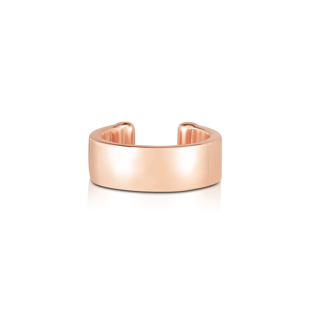 Thick Gold Ear Cuff, 14k rose gold - URBAETIS Fine Jewelry