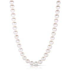 16" Pearl Necklace, 14k gold - URBAETIS Fine Jewelry