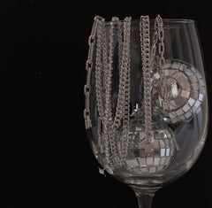 Gold and Diamond Cuban Bracelet, 14k white gold - URBAETIS Fine Jewelry