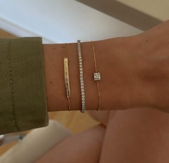 Illusion Emerald Diamond Bracelet