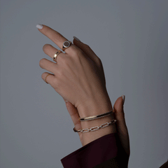 Diamond Long Link Bracelet