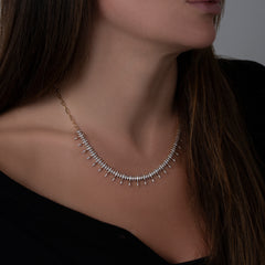 Marquise Illusion Diamond Drop Necklace