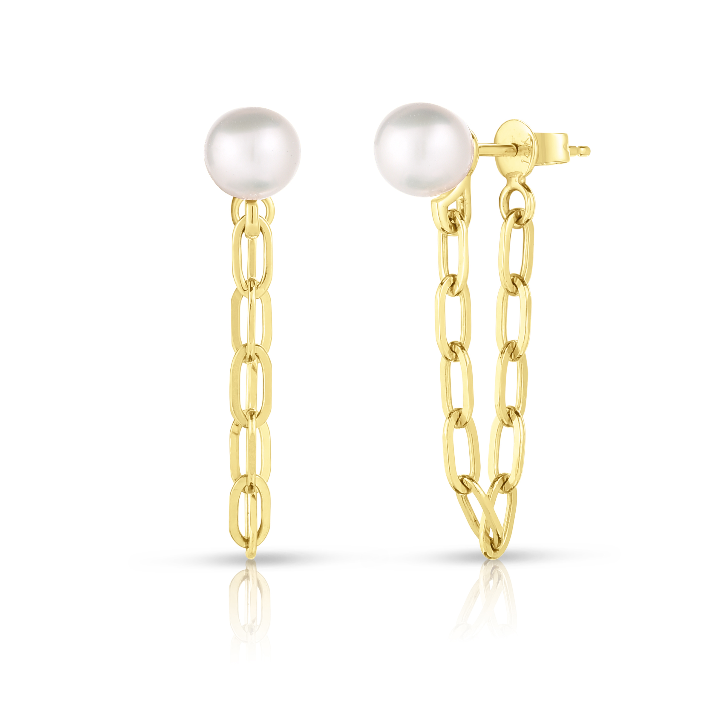 Pearl Chain Earrings